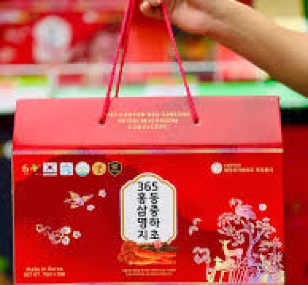 Nước Hồng Sâm Linh Chi Đông Trùng 365 Hàn Quốc 70ml Chính Hãng